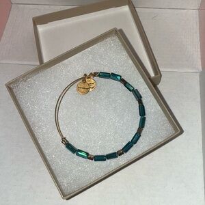 Alex and Ani Aurora Metallic Hazel Beaded Bangle Bracelet